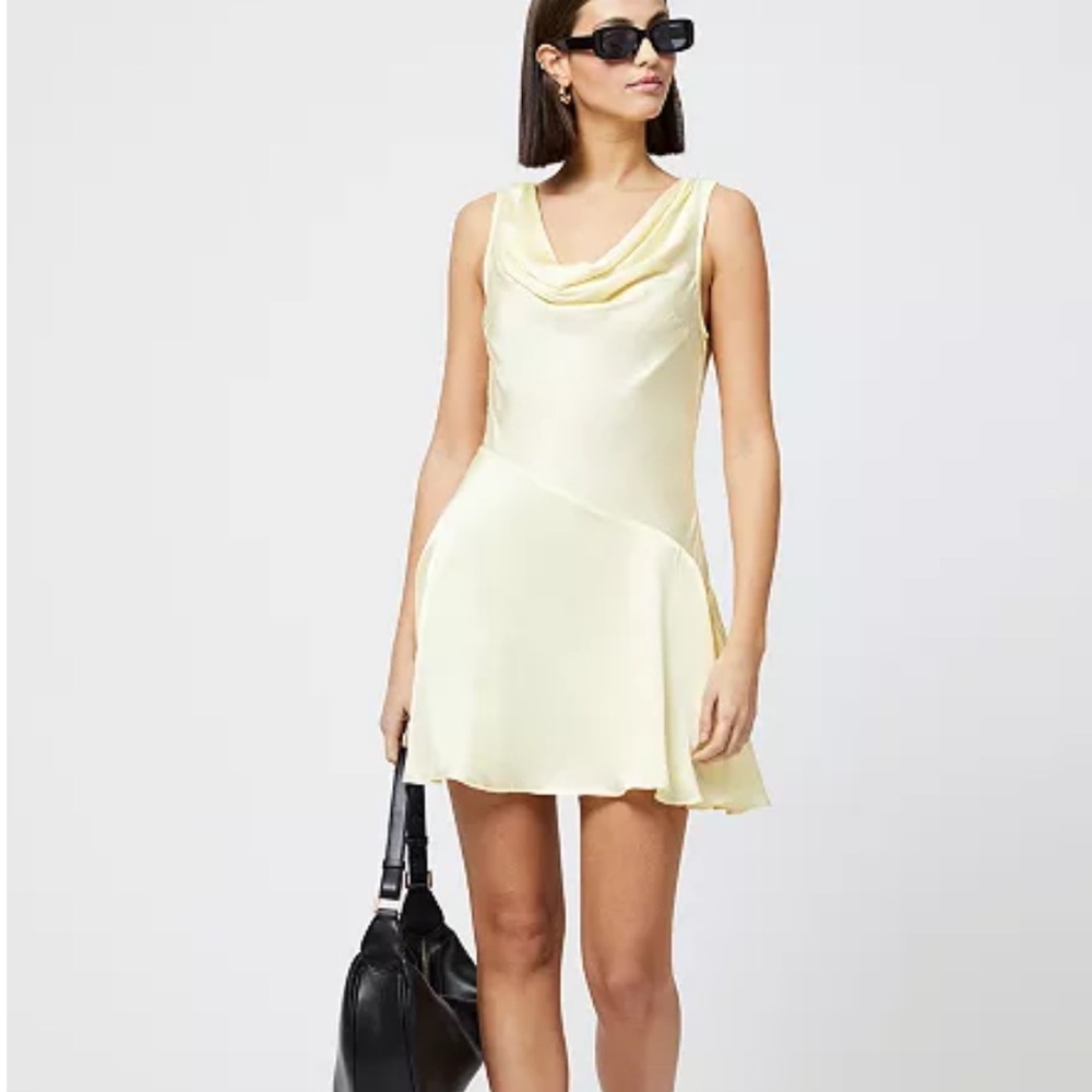 French Connection Yellow Mini Dress